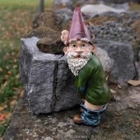 geegostudio Add a Little Magic to Your Garden with this Adorable Resin Garden Gnome Statue!