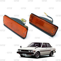 ไฟหรี่ ไฟกันชน ไฟหรี่ในกันชน ข้างซ้าย+ขวา สีส้ม สำหรับ Toyota Corolla KE70 TE71 DX GL ปี 1979-1987