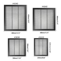 Honeycomb Working Table 300*300 400*400mm 430*400mm Size Board Platform Laser Parts for CO2 Laser Engraver Cutting Machine