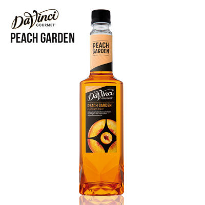 GL-น้ำเชื่อม ดาวินชี่ ไซรัป พีช DVC Peach Garden Syrup 750 ml.