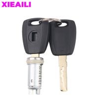 Xieaili กระบอกล็อคประตูอัตโนมัติล็อคประตูด้านซ้ายทรงกระบอกสำหรับ Fiat Ducato 2ชิ้น S574แบบเก่า