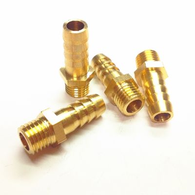 【CW】Mini Pagoda ss Fittings Male thread M4 M5 M6 ss3mm 4mm 5 6 mm Barb Hose Leather Tube Trachea Connector