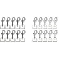 40Pc Snap Hooks for Dog Leash Collar Linking, Heavy Duty Swivel Clasp Eye Bolt Buckle Trigger Clip for Spring Pet Buckle