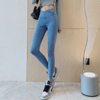 Cowboy barbie kaka with ladies lumbar abdomen in the spring and autumn period and the cross carry buttock foot outside wear elastic pants leggings yoga -yjk230527