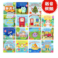The wheels on the bus original English picture book sing along with me nursery rhyme mechanism operation book childrens Enlightenment English nursery rhyme picture book cardboard book
