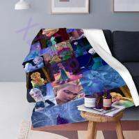 Frozen Throw Blanket,xzx180305, Snow Journey,  Multicolor, 100% Polyester, 1 Each    26