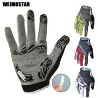 hotx【DT】 Weimostar Cycling Gloves Shockproof Gel padded Men MTB Racing  Brand