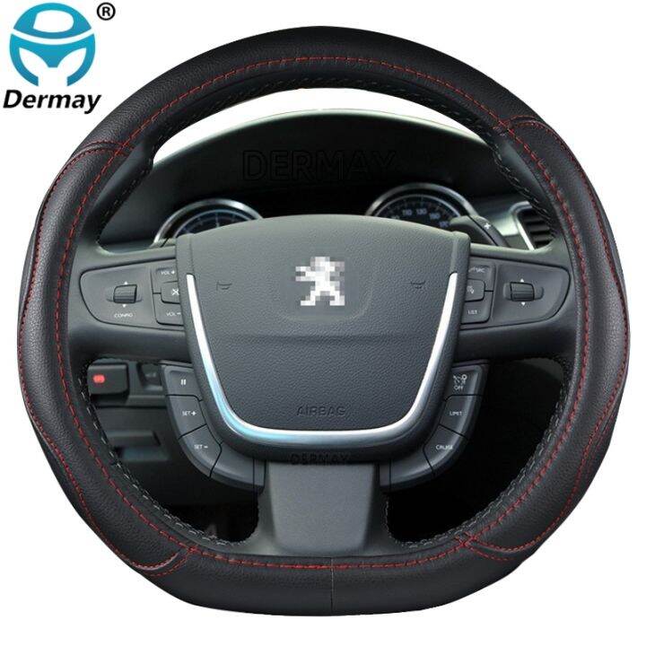 yf-for-peugeot-508-2010-2016-car-steering-wheel-cover-pu-leather-auto-accessories-interior-fast-shipping