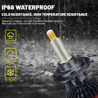 360 H4 Car Headlight Bulb H1 H7 LED 20000LM HB3 HB4 9012 Led H11 H9 9006 Fog Lamps for Auto 6000K 12V 70W