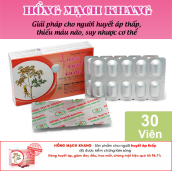 Hồng Mạch Khang - Giải pháp cho người huyết áp thấp