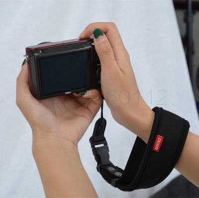 【ขาย】ไนล่อนแบบพกพากันน้ำลื่นมือจับสายรัดข้อมือวงสำหรับกล้อง SLR DSLR มือจับแบบพกพาสำหรับกล้อง SLR DSLR