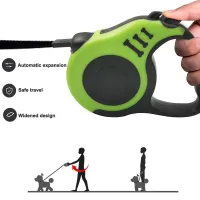 Dog Collar Accessories Choker Neck Harness Roulette Leash Automatic Retractable Cat Lead Extension Puppy Walking Running Lead