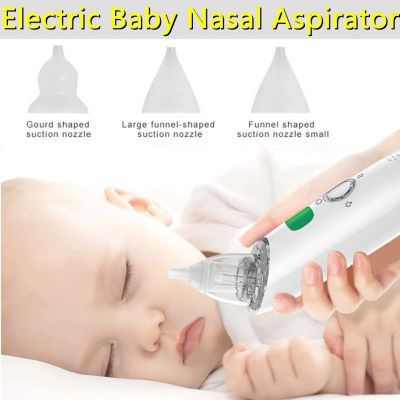 【cw】 Electric Baby Nasal Aspirator Infants Silicone Snot Newborn Child Congestion Picking Cleaner Safe