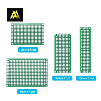 ถูกสุด! รุ่นอย่างดี  แผ่นปริ้นเคลือบดีบุกสองหน้า 2×8,4×6,5×7,5×7,6×8,7×9,9×15,8×12PCB circuit board แผ่นปริ้น แผ่นวงจร ไข่ปลา ส่งทุกวัน