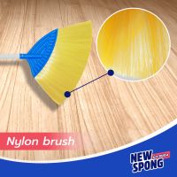 ไม้กวาดไนลอนใหญ่ New spong (นิว สปอง) Large Nylon Broom