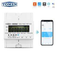 TOMZN มอนิเตอร์ปริมาณการใช้พลังงานในเครื่องวัดพลังงานอัจฉริยะ2เฟส110V + 110V 60Hz มาตรฐานมิเตอร์ Kwh Wattmeter