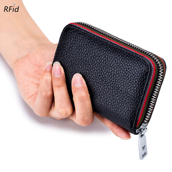 กระเป๋า-dompet-koin-ที่เก็บบัตรเครดิตกระเป๋าสตางค์หนังกระเป๋าเก็บบัตรระบบ-rfid-กันขโมย