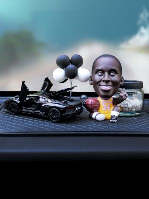 Creative basketball star kobe Bryant car furnishing articles car perfume fragrance James high-end mens interior decoration