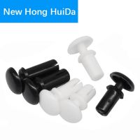 2/2.7/3.1/3.6/4.1/5.1/6.1mm Nylon Plastic R Type Expansion Rivet Nut Buckle Clip PC Board Rivet Fastener Black White Nails  Screws Fasteners