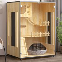 [COD] cat cage villa oversized luxury house home indoor litter cabinet