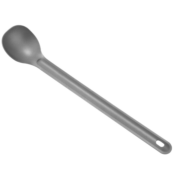 1pcs-titanium-spoon-21-5cm-x-3-9cm-camping-spoon-outdoor-tableware-long-handled-titanium-spoon