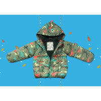 ✅ [5-6Y] Stormwear Dinosaur Padded Raincoat เสื้อกันฝนกันหนาว