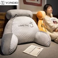 YOMDID All Season Reading Pillow Office Sofa Bedside Back Cushion for Chair Bed Lumbar Support Cushions Backrest with Headrest Pillows  Bolsters