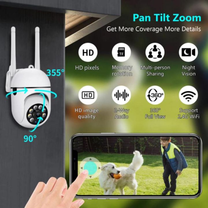 ซื้อ-1-แถม-1-กล้องวงจรปิด-wifi-hd-ip-camera-3เสา-5mp-5-0ล้านพิกเซล-มองเห็นในที่มืด-ดูภาพผ่านมือถือฟรี-กล้องวงจรปิดรักษาความปลอดภัย-app-v380-pro