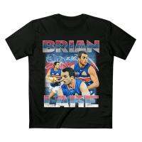2023 NewVintage AFL เสื้อยืด Western Bulldogs Brian Lake 90S แรงบันดาลใจ T เสื้อออสเตรเลีย Rules ฟุตบอล WAFL VFL Sanfl ผู้เล่นเกษียณ