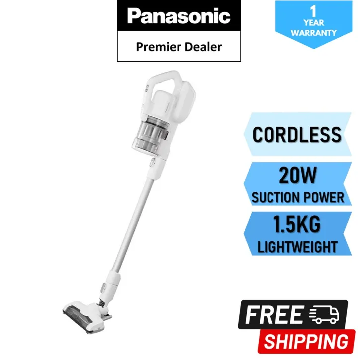 PANASONIC MCSBV01 CORDLESS STICK VACUUM CLEANER MCSBV01W147 Lightweight 1.5kg Portable