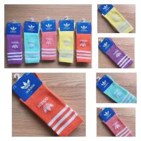 [ส่งจากไทย] ADIDASถุงเท้าข้อยาว ถุงเท้าแฟชั่น ถุงเท้ากีฬา ผู้ชายผู้หญิงใส่ได้  ผ้าฝ้ายผ้าดีใส่สบาย