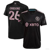 Jay 2021 MLS Gregore Inter Miami CF Jersey Football Short Sleeve T-shirt Sports T-shirt Large