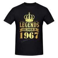 Legends Are Born In 1967 55 Years For 55Th Birthday Gift T Shirts Short Sleeve T-Shirt Graphics Tshirt S Tee Tops