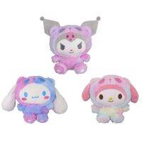 Ese Sanrio คอสเพลย์ตุ๊กตาผ้าพลัฌ Pa Kawaii Cinnamoroll Kuromi Mymelody ตุ๊กตาภลูเซือยัดนุ่นน่ารักของตกแต่งบ้านของเล่นของขวัญ