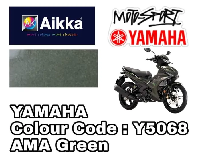 AIKKA YAMAHA AMA Green Y5068 / Car Body Paint Motor Paint YAMAHA Lazada