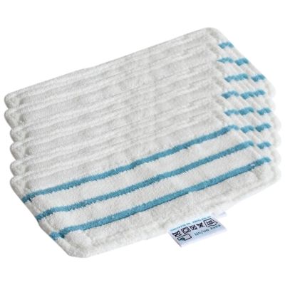 ☫△✲ New 6Pcs Mop Pads for Black Decker Steam Mop FSM1610 FSM1630 Washable and Reusable Replacement Mopping Cloth
