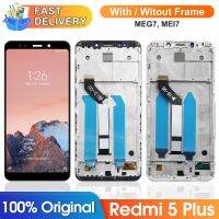 ZZOOI 5.99" Screen for Xiaomi Redmi 5 Plus MEG7 MEI7 LCD Display Digital Touch Screen Assembly with Frame for Redmi 5 Plus Replacement