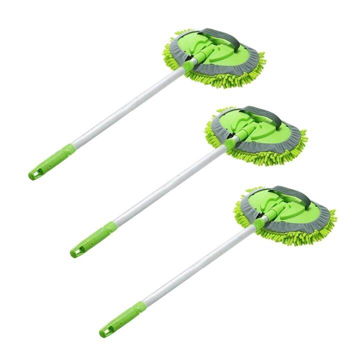 3x-2-in-1-car-wash-mop-mitt-with-long-handle-chenille-microfiber-car-wash-dust-brush-extension-pole-24-46in