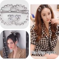 กิ๊บ GG งานสวยวิ๊บวับ Crystal-Embellished Interlocking G Hair Clip