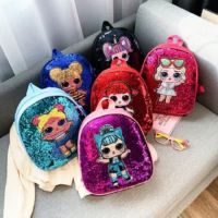 Cute Childrens Bags 2-3-6 Years Old Kindergarten Schoolbags New Style Sequin Backpack Fashion Girl Backpack Texture All-Match Student Backpack 【AUG】