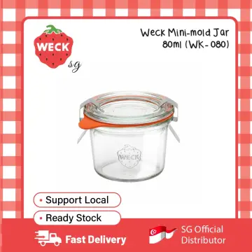 743 - 3/4 L Mold Jar (Set of 6) - Weck Jars