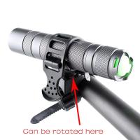 ۞ Light Weight 360 Degree Rotation Bicycle Handlebar Light Bracket Flashlight Lamp Holder Bike Accessories