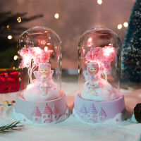 Girl Heart Farcent Small Night Lamp Bedside Cherry Blossom Star Light For Girls Girlfriends Birthday Gift Furnishings Ornaments