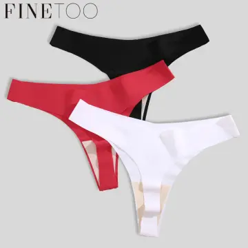 FINETOO Panty for women on sale 12pcs Cotton Thongs Women Set Soft