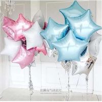 1pc 18 inch star aluminum foil balloon birthday party wedding decoration air helium balloon baby bath toy Balloons