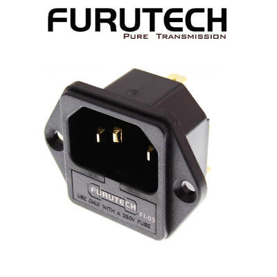 FURUTECH FI-03 (G) IEC INLET 24k Gold-Plated ของแท้จากตัวแทน ราคาถูก ร้าน All Cable