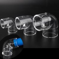 1/2/5pcs Thicken Acrylic 90° Elbow Transparent Tubo Fittings Aquarium Water Tank Pipe Connectors Clear Plexiglass Tube Joints