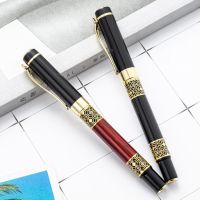 Full Metal Business Men Signature Roller Ballpoint Pen Nice Quality Brand Birthday Gift Writing Pen Buy 2 Send Gift Pens