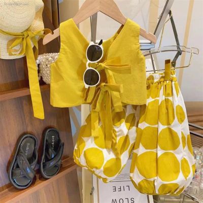 Pants suit two-piece new rural wind in summer girl fashion anti-mosquito vest