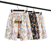 【จัดส่งฟรี】Drew Sky Bird Flower Mesh Quick Dried Mens Casual Sports Shorts